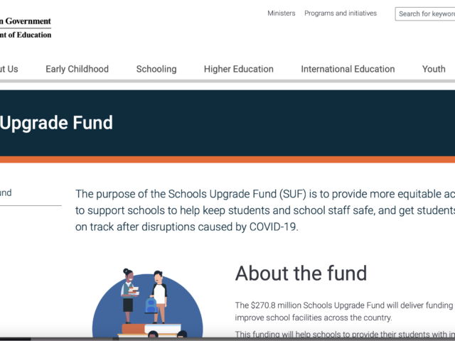 Schools Upgrade Fund